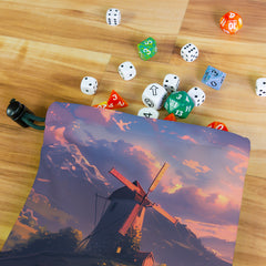 Sunset Windmill Dice Bag