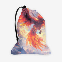 Vermilion Phoenix Dice Bag