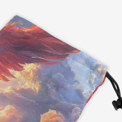 Vermilion Phoenix Dice Bag