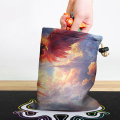 Vermilion Phoenix Dice Bag