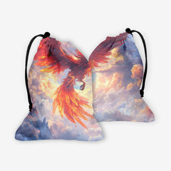 Vermilion Phoenix Dice Bag