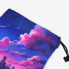 Violet Skyline Dice Bag