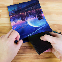 Violet Skyline Dice Bag