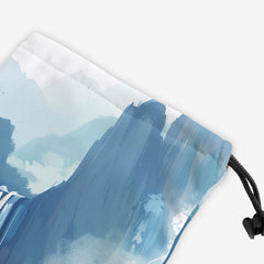 Watercolor Waterfall Dice Bag