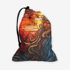 Zeus Stained Glass Dice Bag