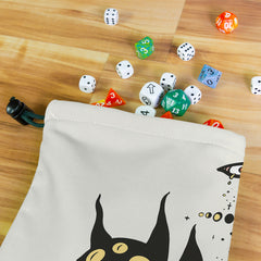 Three Black Cats Dice Bag