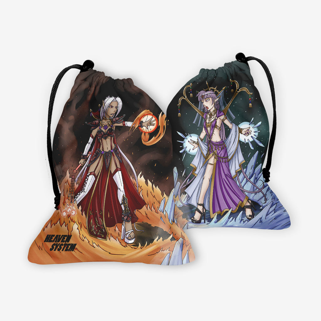 Fire and Ice Dice Bag