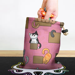 Cats in Boxes Dice Bag