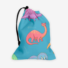 Dinosaur Cats Dice Bag