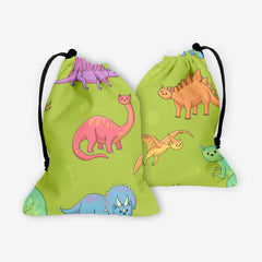 Dinosaur Cats Dice Bag