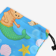 Mermaid Cats and Sea Shells Dice Bag
