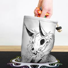 Fox Skull Girl Dice Bag