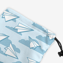 Paper Airplanes Dice Bag