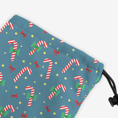Candy Canes Dice Bag