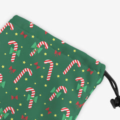 Candy Canes Dice Bag