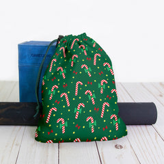 Candy Canes Dice Bag