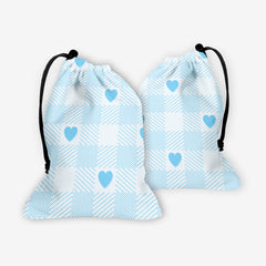 Heart Gingham Dice Bag