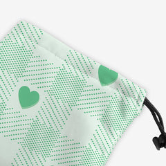 Heart Gingham Dice Bag