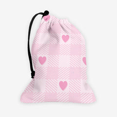 Heart Gingham Dice Bag
