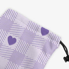 Heart Gingham Dice Bag