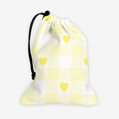 Heart Gingham Dice Bag