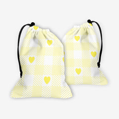 Heart Gingham Dice Bag