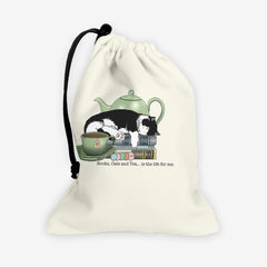 Books Cats And Tea Dice Bag