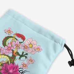 Cherry Blossom Chinese Dragon Dice Bag