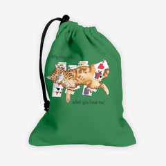 Solitaire Cat Dice Bag