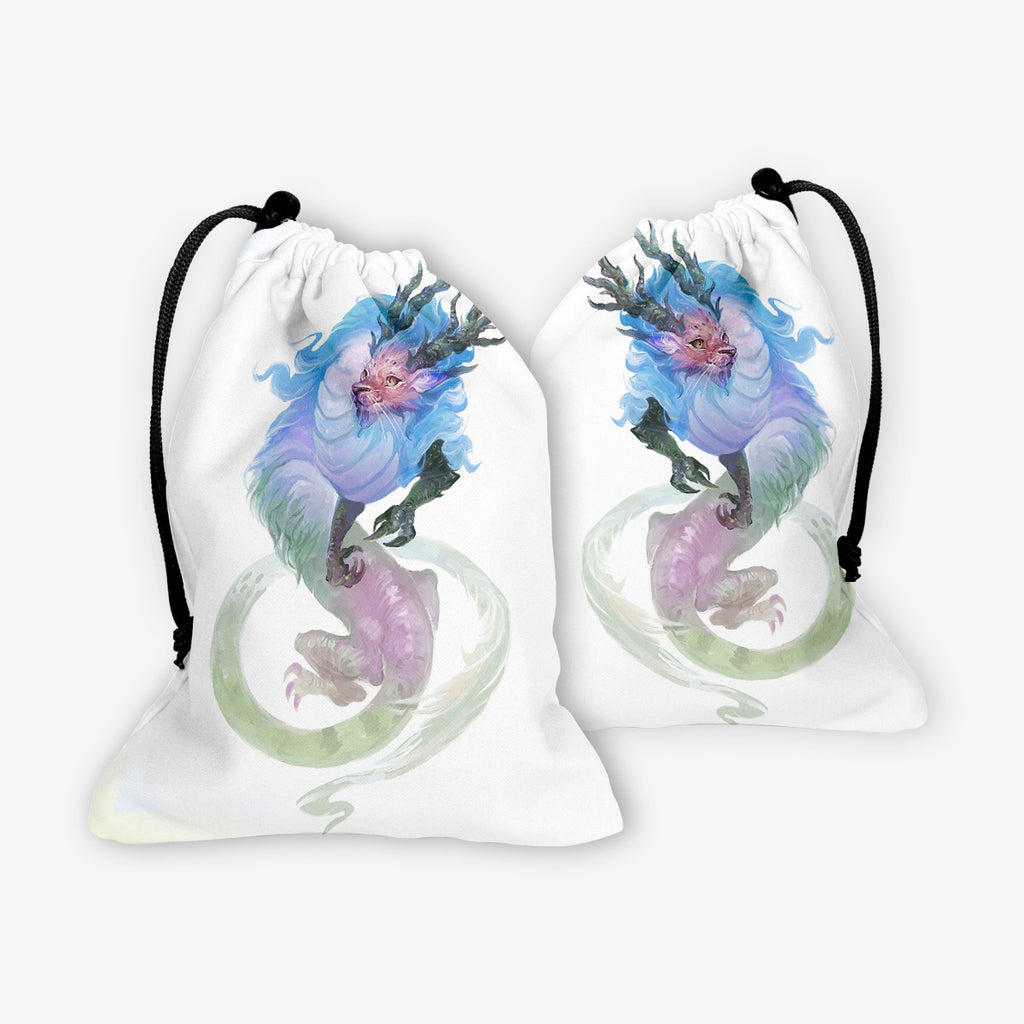 Cat Dragons Dice Bag