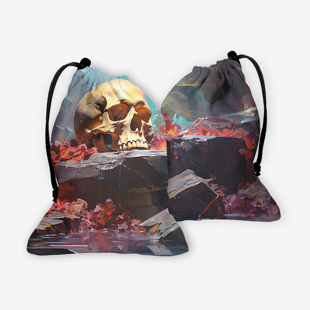 Cave Skull Dice Bag