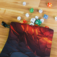 Fire Fracture Dice Bag