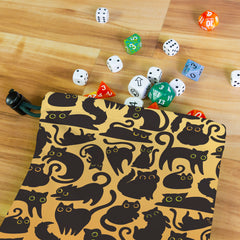 Black Cat Bonanza Dice Bag