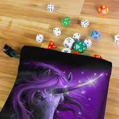 Black Magic Unicorn Dicebag