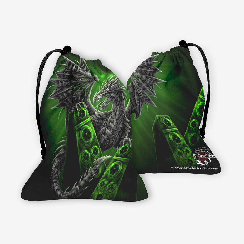 Electric Dragon Dice Bag