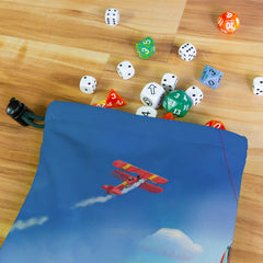 Cat Chilling in a Hammock Dice Bag