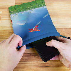 Cat Chilling in a Hammock Dice Bag