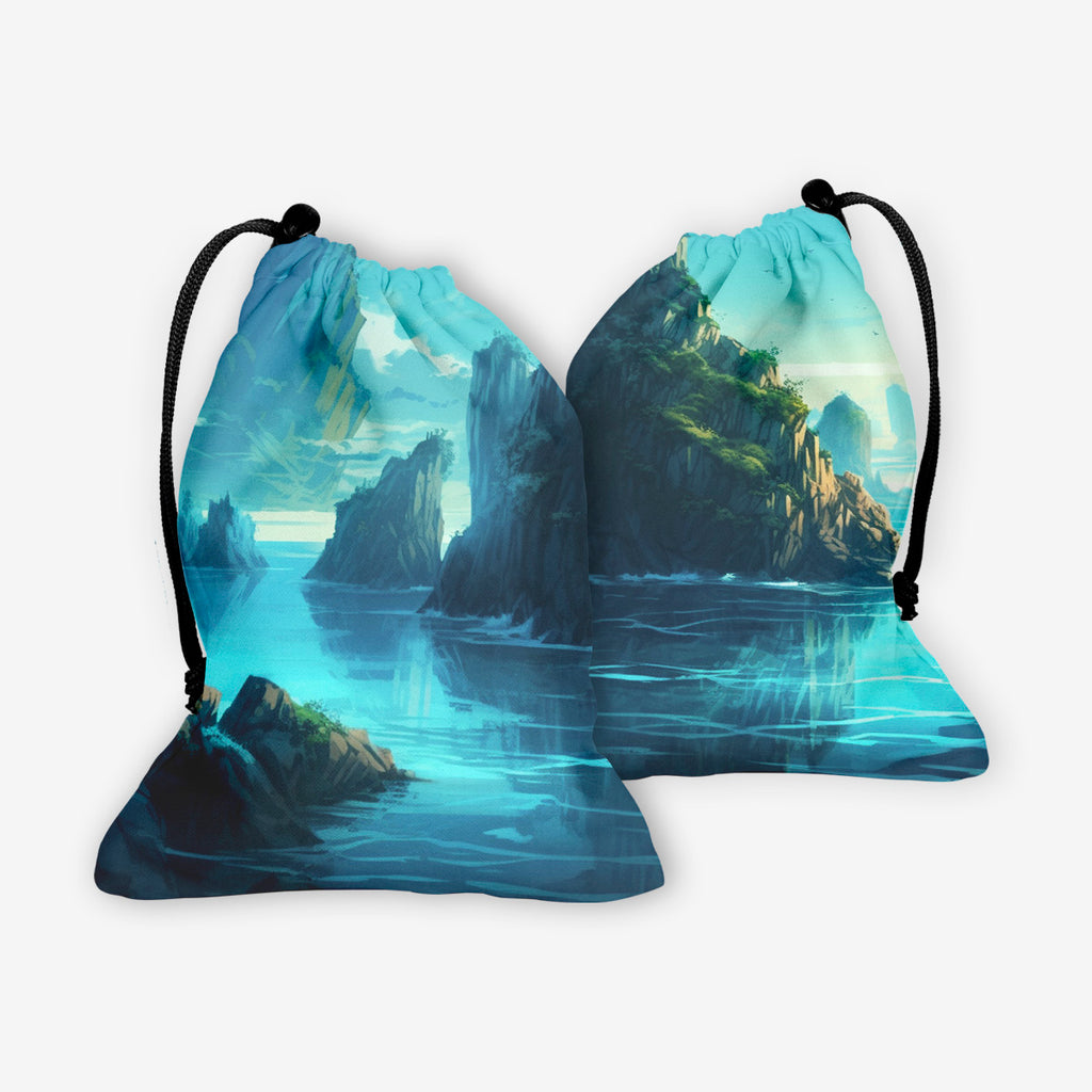 Isolated Islands Dice Bag