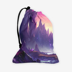Purple Mana Crystals Dice Bag