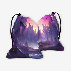 Purple Mana Crystals Dice Bag