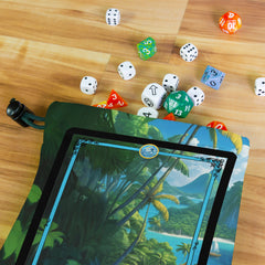 Island Landscape Dice Bag