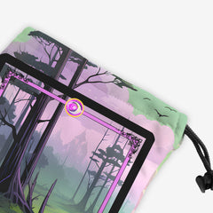 Marshy Swamp Landscape Trading Card Game Frames Dice Bag