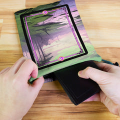 Marshy Swamp Landscape Trading Card Game Frames Dice Bag