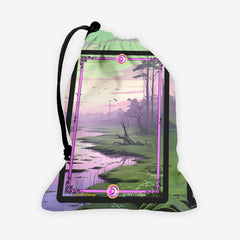 Marshy Swamp Landscape Trading Card Game Frames Dice Bag