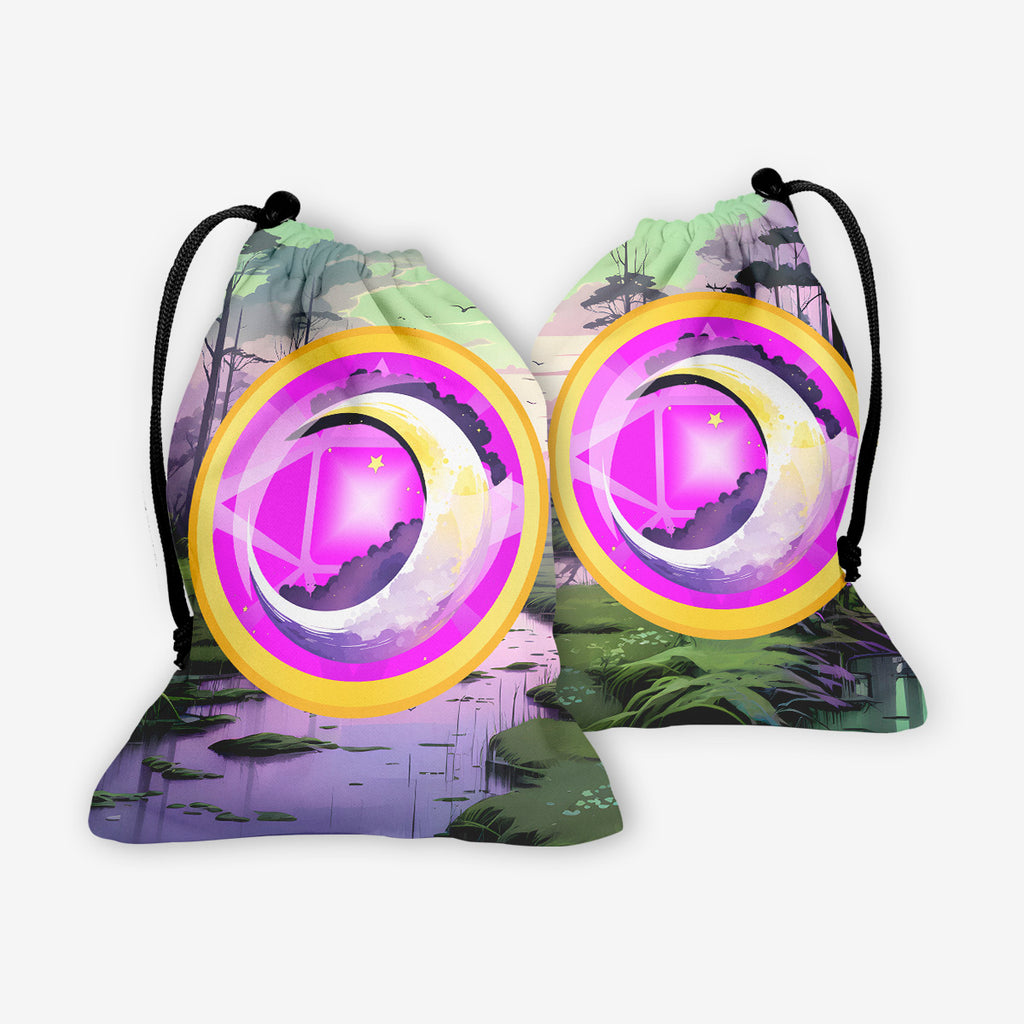 Moon Symbol Swamp Dice Bag