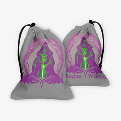 Rogue Wizard Simple Logo Dice Bag