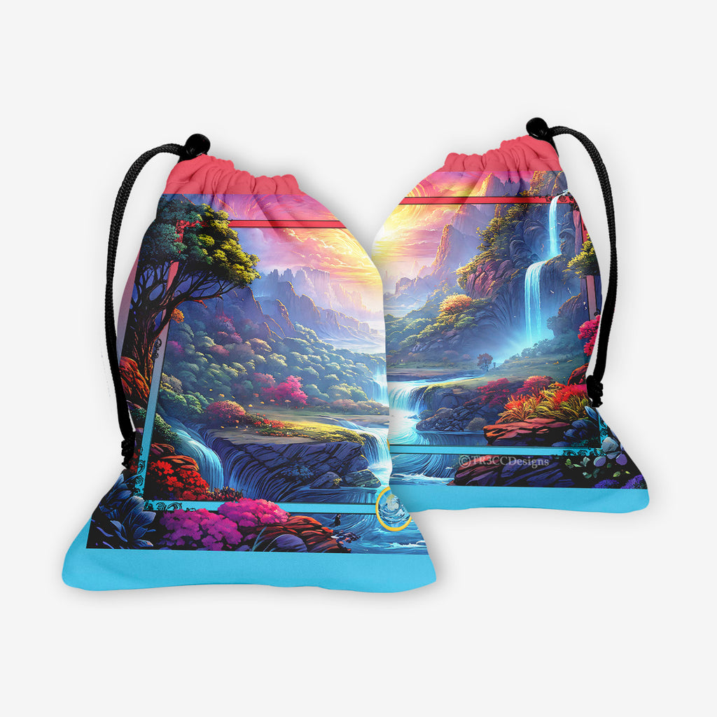 Waterfall Landscape Dice Bag