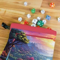 Waterfall Landscape Dice Bag