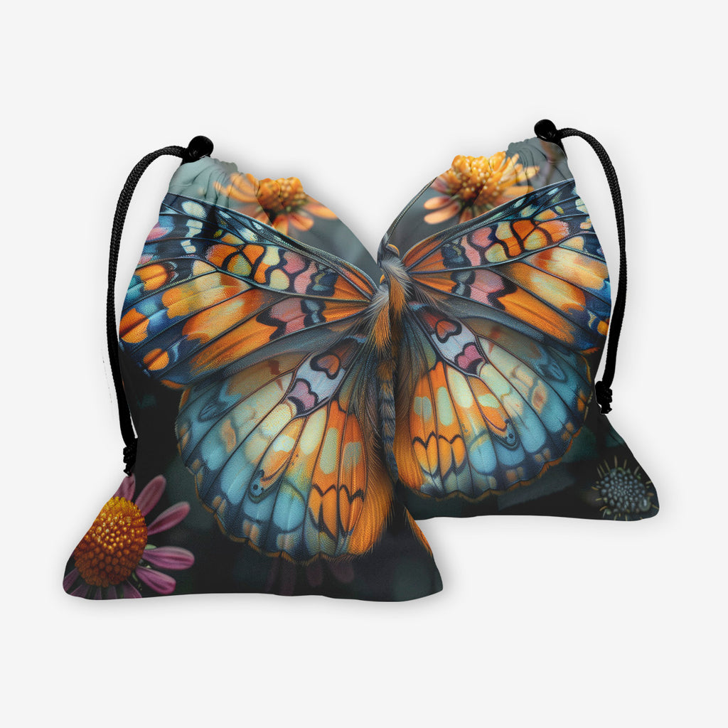 Autumn Butterfly Dice Bag