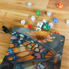 Autumn Butterfly Dice Bag